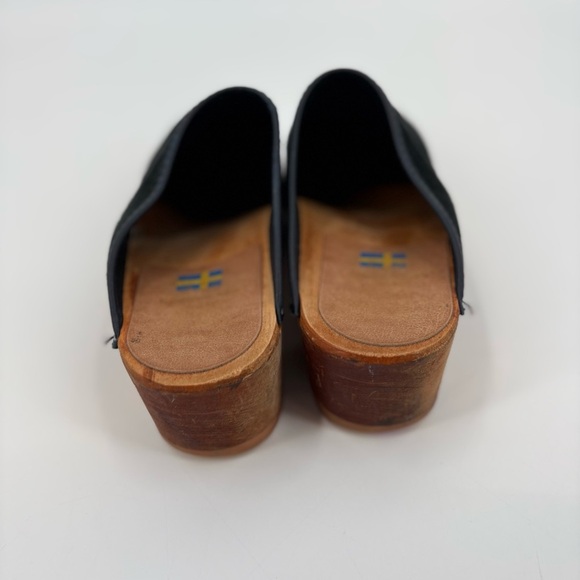 Vintage Holie Suede Leather Slip On Mule Clogs Size 7.5 - Picture 5 of 7
